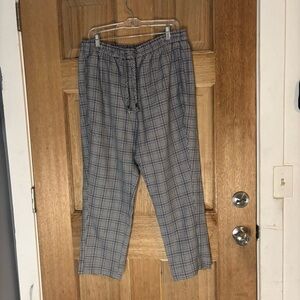 Inclán studio Women’s dress pants with Drawstring Waist size‎ L